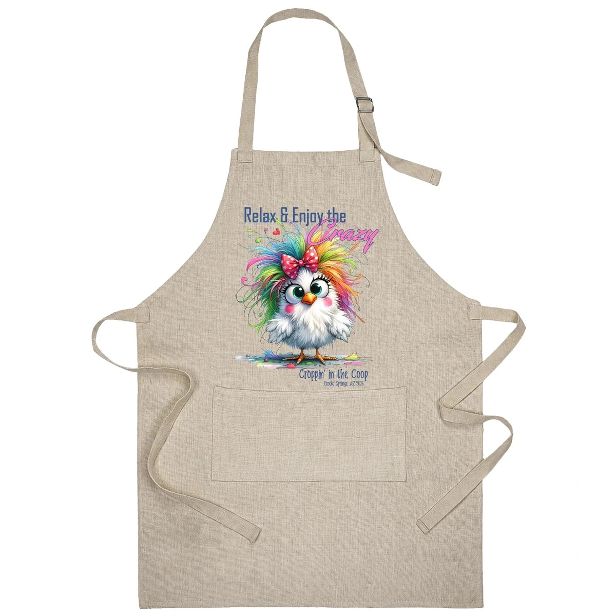 Croppin' in the Coop apron