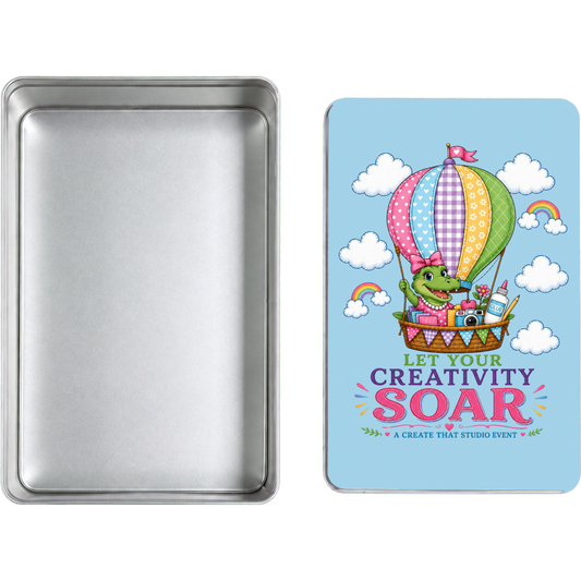 Let Your Creativity Soar keepsake box mockup